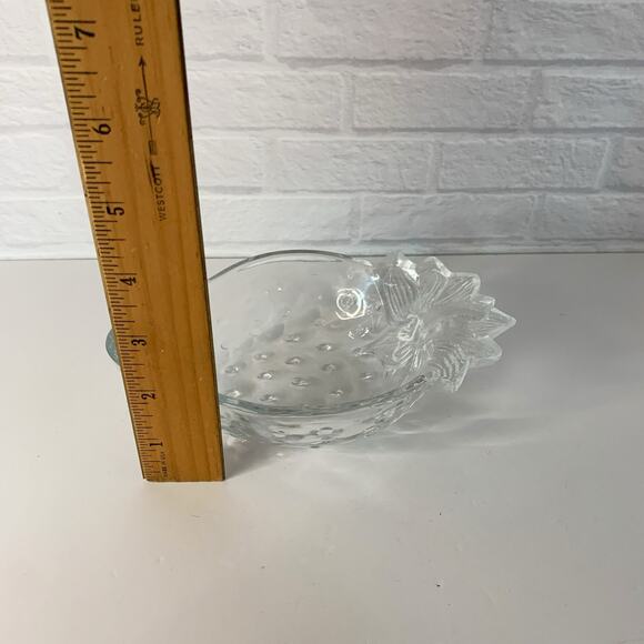 Mikasa Studio Nova Strawberry Delight Glass Candy Fruit Bowl Trinket Dish - Picture 7 of 7